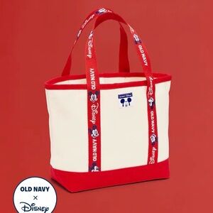 Old Navy x Disney Red and Cream Tote